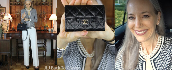 classic-style-houndstooth-cardigan-ivory-pants-chanel-chevron-chic-bag-caviar-wallet