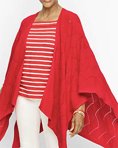 talbots-red-textured-knit-ruana