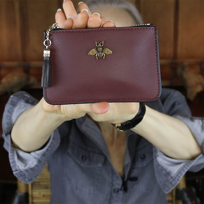fun coin purse key pouch faux leather tassel jljbacktoclassic