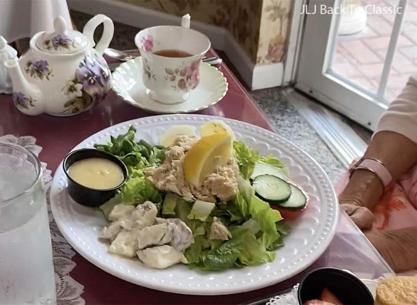 vlog brambles tea room, nicoise salad, naples, fl jljbacktoclassic