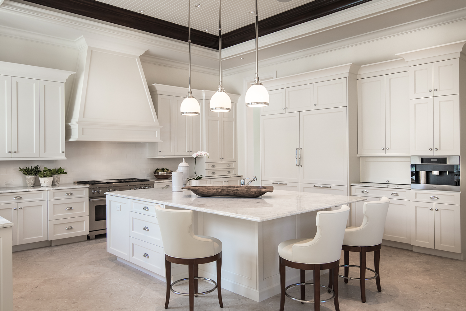 Using Cabinetry To Make An All-White Kitchen Interesting – JLJ Back To ...