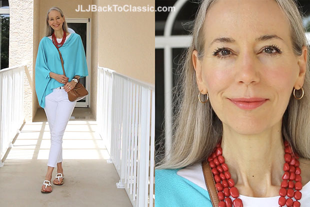 (Video) Classic Fashion Over 40/American West Summer Outfit: Turquoise ...