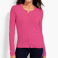 Talbots-Charming-Cardigan-and-Shell-Hot-Pink