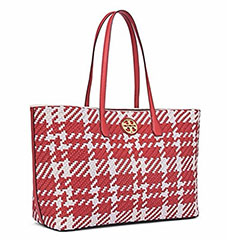 Tory-Burch-Duet-Woven-Leather-Tote-Cherry
