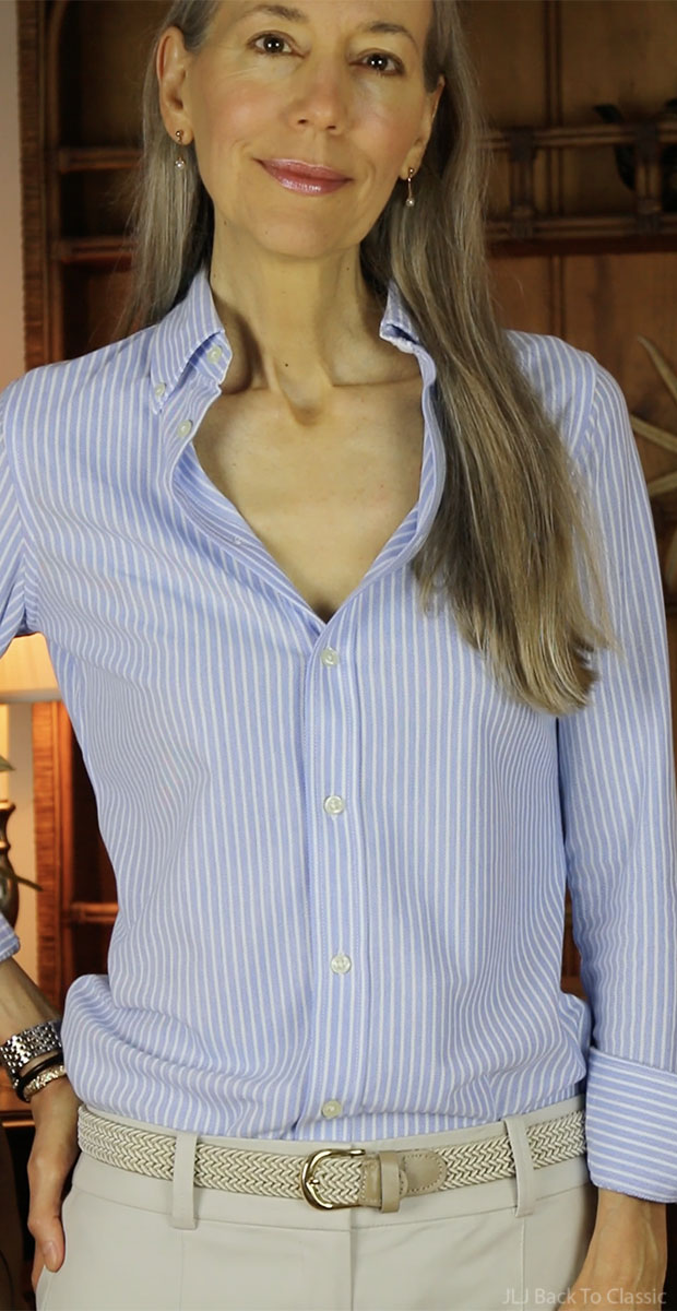classic-fashion-over-40-polo-ralph-lauren-striped-oxford-janis-lyn-johnson
