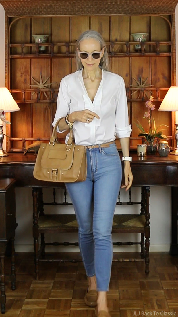 articles-society-skinny-jeans-Ann-Taylor-White-Shirt-classic-fashion-over-40