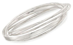 sterling-silver-textured-and-polished-rolling-bangle-bracelet