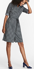 brooks-brothers-navy-and-white-dot-print-cotton-sateen-shirt-dress