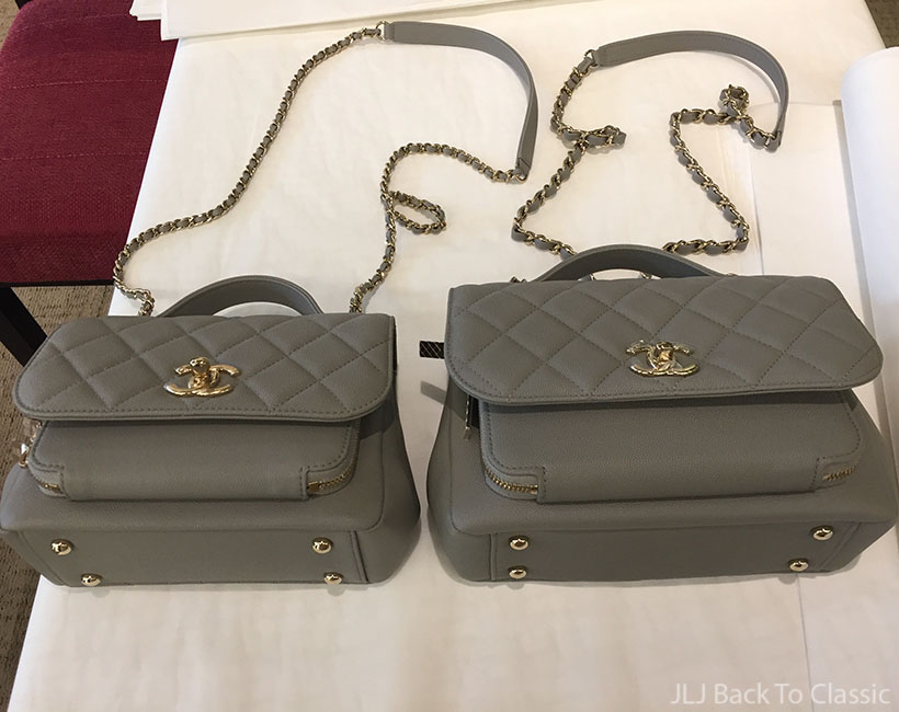 comparing-small-and-medium-light-gray-chanel-business-affinity-handbags