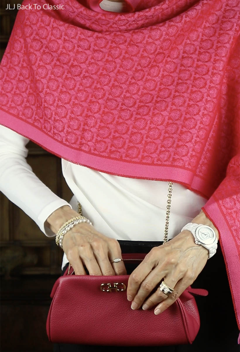 salvatore-ferragamo-pink-minibag-Boucheron-Quatre-Classique-Large-Ring-Chanel-White-Ceramic-Watch