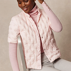 J.McLaughlin Linnet Quilted Jacket Pink