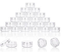 3-gram, bpa-free cosmetic jars, set of 25, at amazon