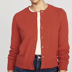 old navy red womens cardigan, cropped