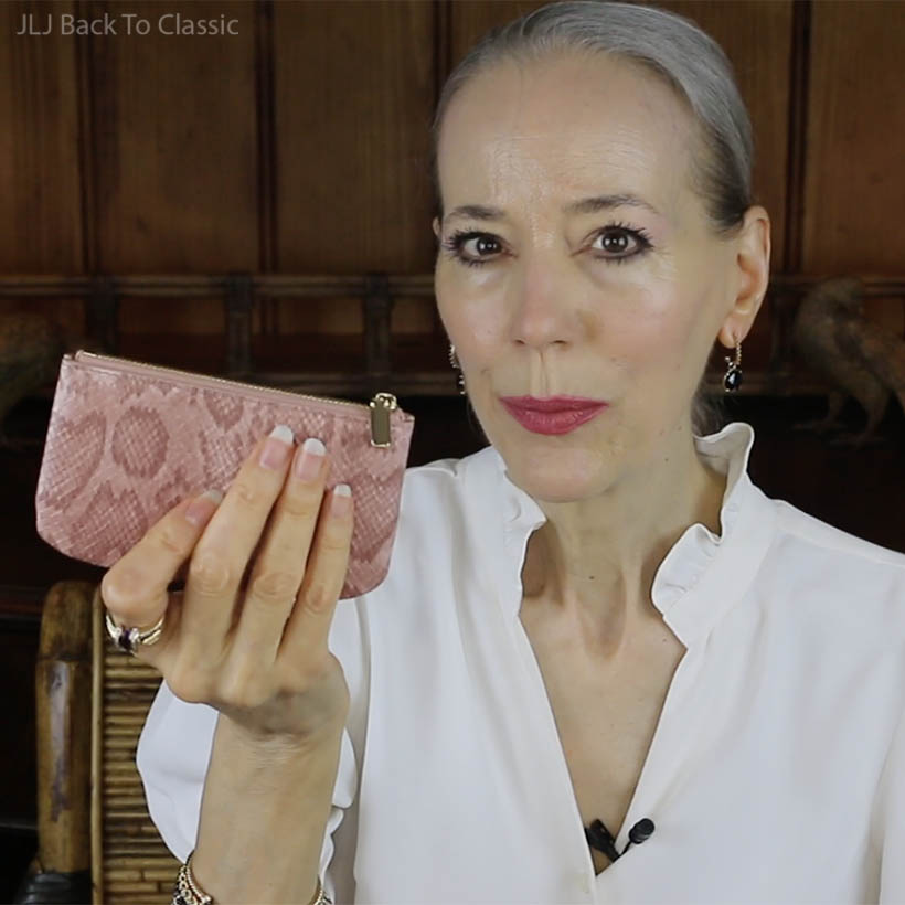 what's in my handbag, pink key pouch, jljbacktoclassic