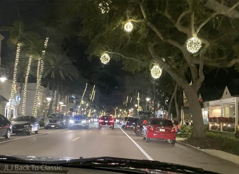 Christmas Lights, Fifth Avenue South, Naples, FL, December 2023