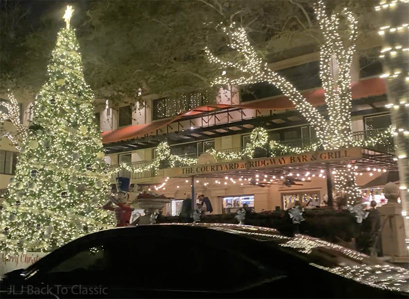 Christmas Lights, Ridgway Bar & Grill, Naples, FL December 2023