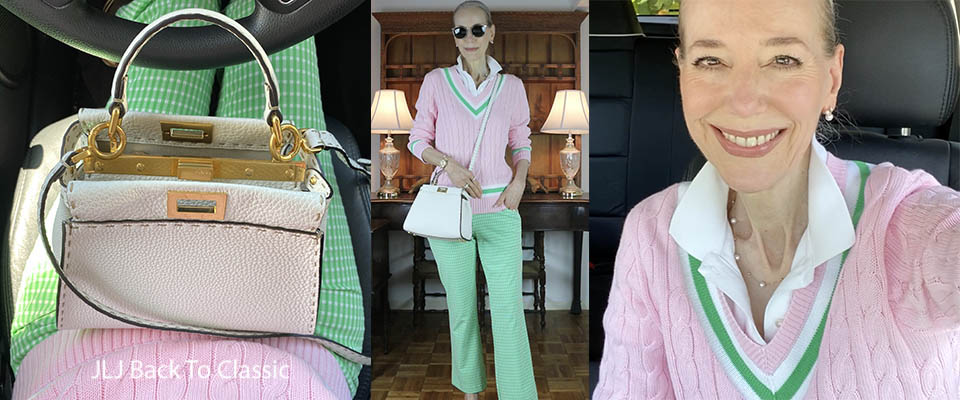 classic-fashion-over-50-preppy-lilly-pulitzer-pink-and-green-ootd-cover