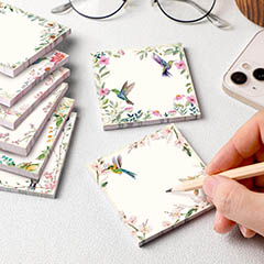 sticky-note-pad-set-floral-sabary-amazon