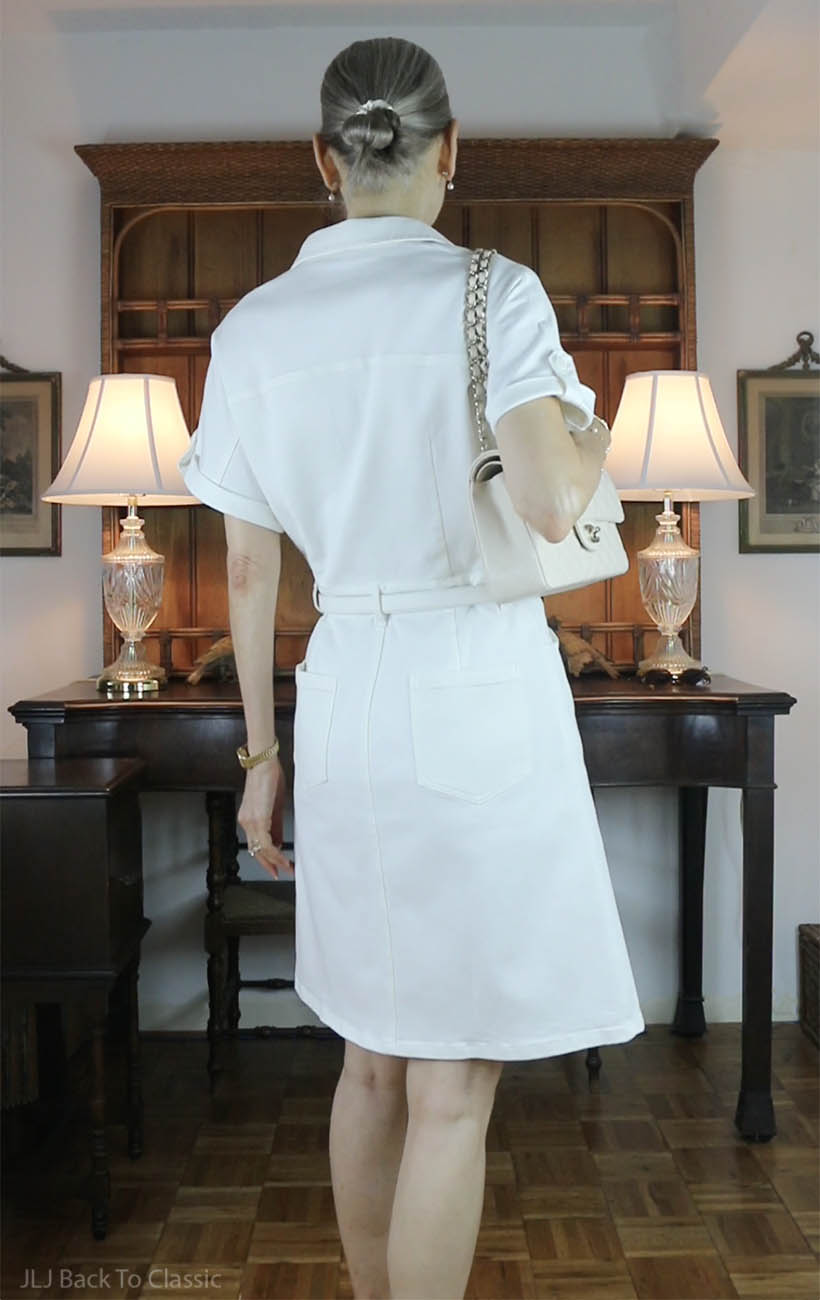 chanel-beige-classic-flap-goelia-white-denim-shirtdress-on-janis-lyn-johnson-7