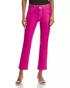 lagence-tati-crop-jeans-fuschia