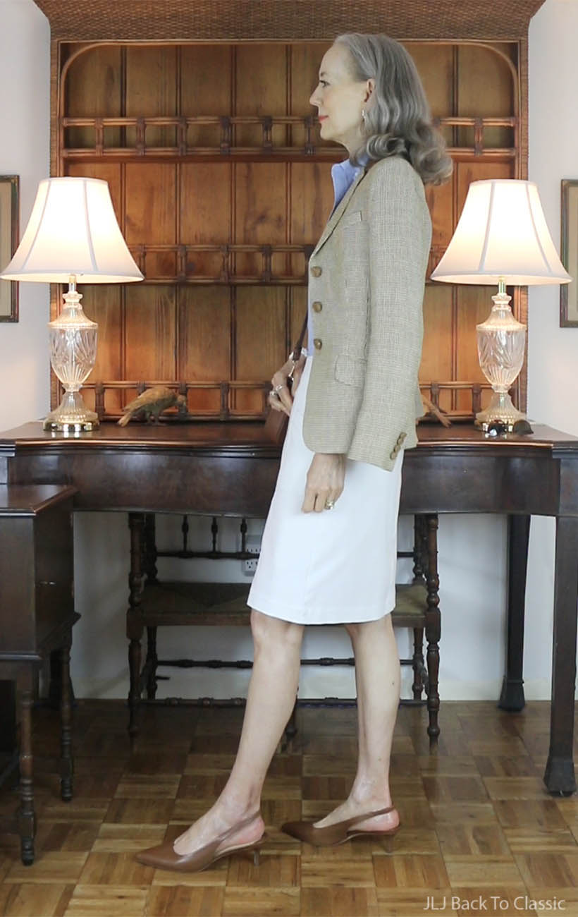 ralph-lauren-linen-jacket-blue-oxford-shirt-white-skirt-slingback-pumps-ootd-5