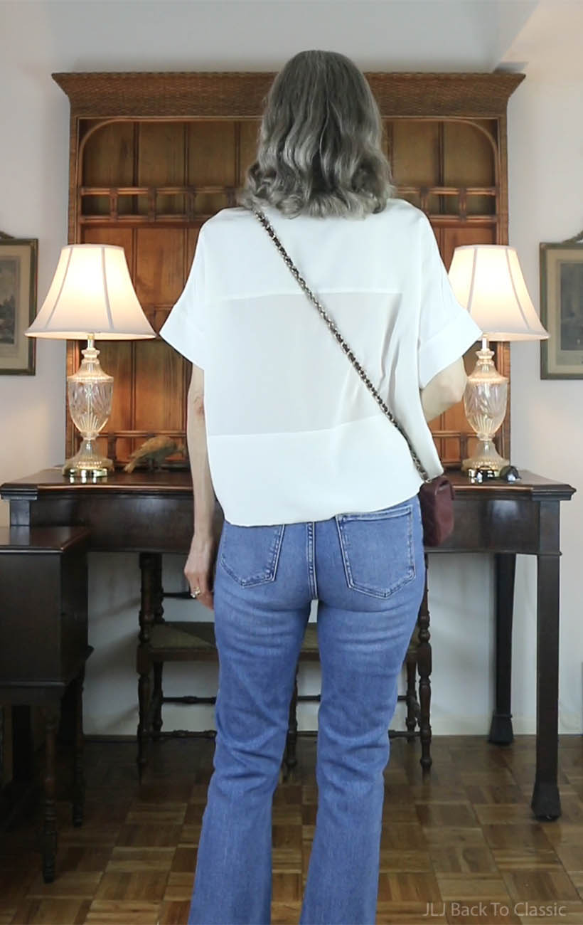 chanel-burgundy-mini-classic-flap-lilysilk-shirt-navy-wool-cardigan-quince-jeans-4