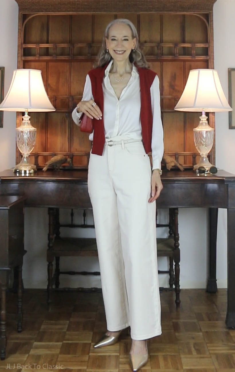 ferraramo-red-gancini-shoulder-bag-red-cashmere-sweater-ivory-straight-jeans-3