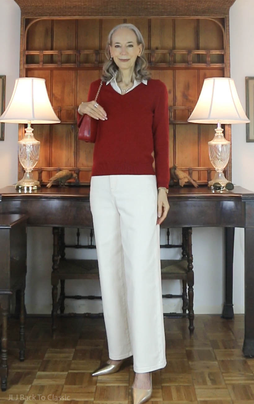 ferraramo-red-gancini-shoulder-bag-red-cashmere-sweater-ivory-straight-jeans-8