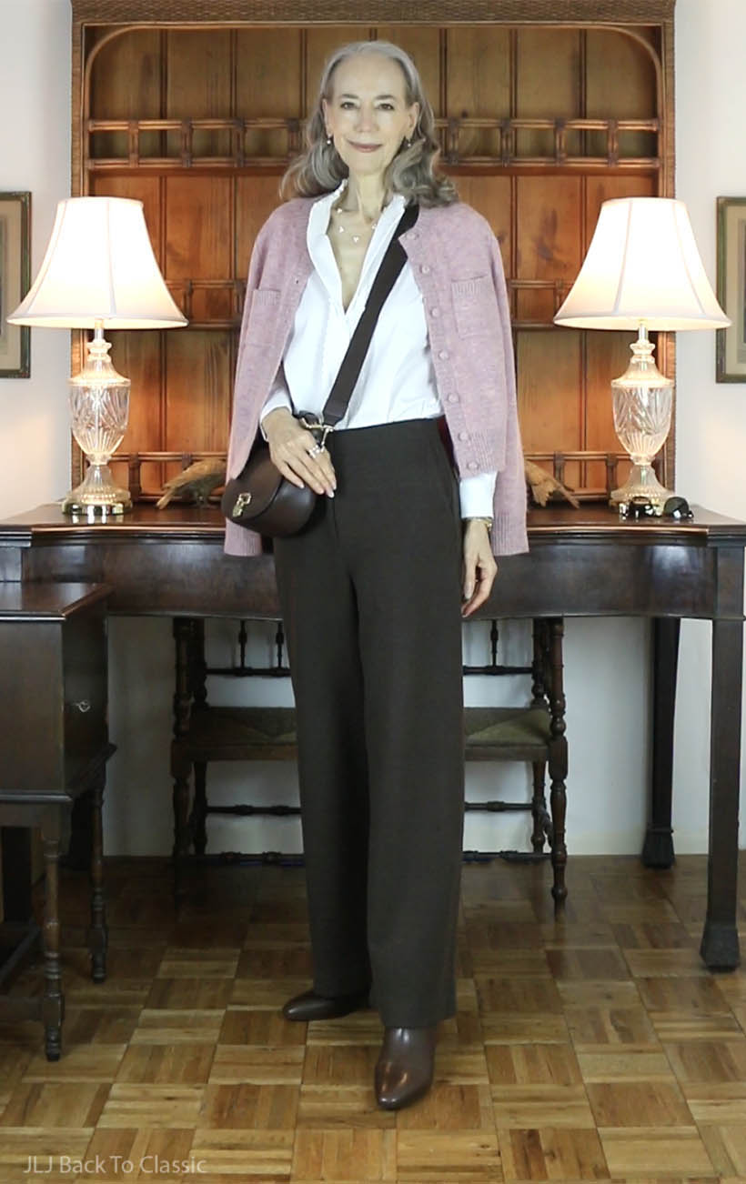 ralph-lauren-medium-tanner-crossbody-bag-pink-cardigan-mocha-pants-ootd-5