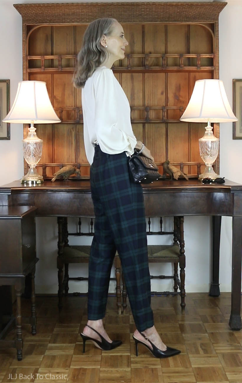 chanel-extra-mini-coco-handle-silk-blouse-blackwatch-plaid-pants-ootd-jljbacktoclassic-3
