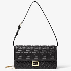 fendi-black-wallet-on-chain-baguette-patent-leather