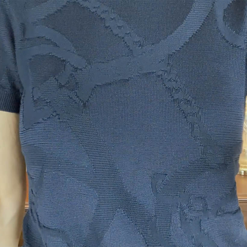 lauren-ralph-lauren-navy-cotton-blend-jacquard-sweater