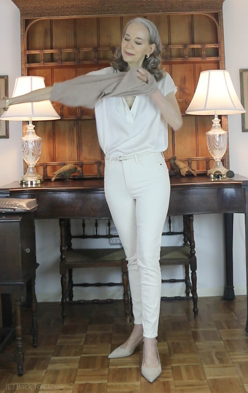 pearls-with-quince-ivorysilk-shortsleeve-blouse-ralph-lauren-croc-clutch-ivory-jeans-4