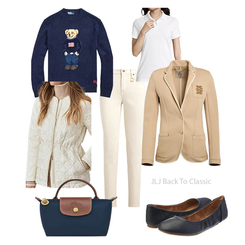ralph-lauren-bear-sweater-longchamp-lepliage-mini-pouch-ootd-jljbacktoclassic