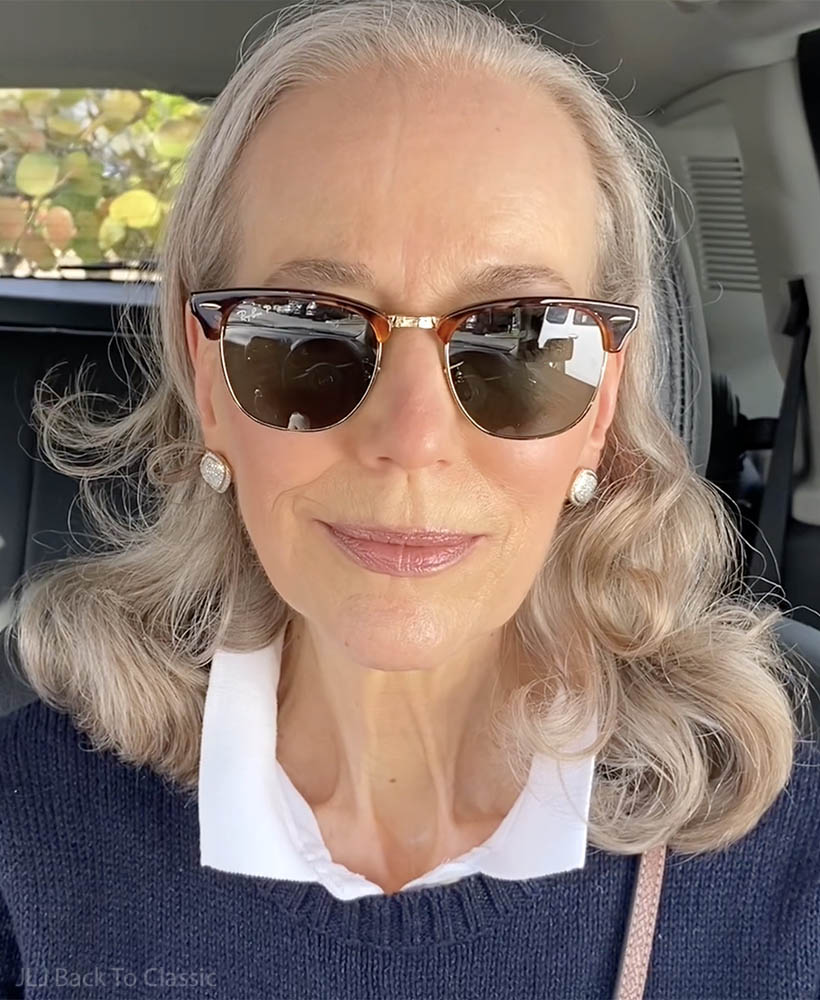 ray-ban-club-master-classic-sunglasses-timeless-style-content-creator-janis-lyn-johnson