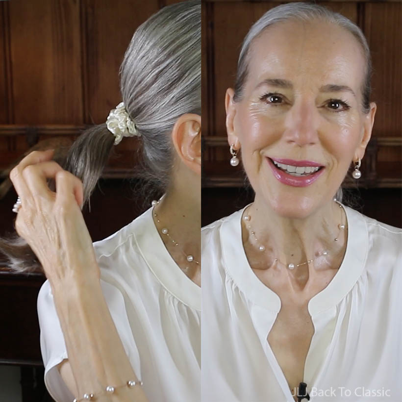Classic-clean-beauty-over65-content-creator-janis-lyn-johnson-haircare-skincare-routine-jljbacktoclassic
