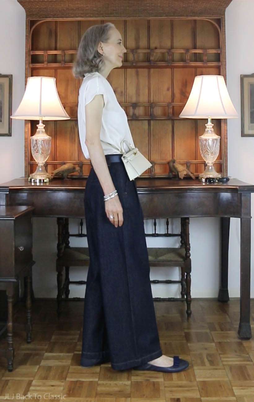classic-silk-tie-neck-blouse-darkwash-jeans-mini-tophandle-bag-ootd-5