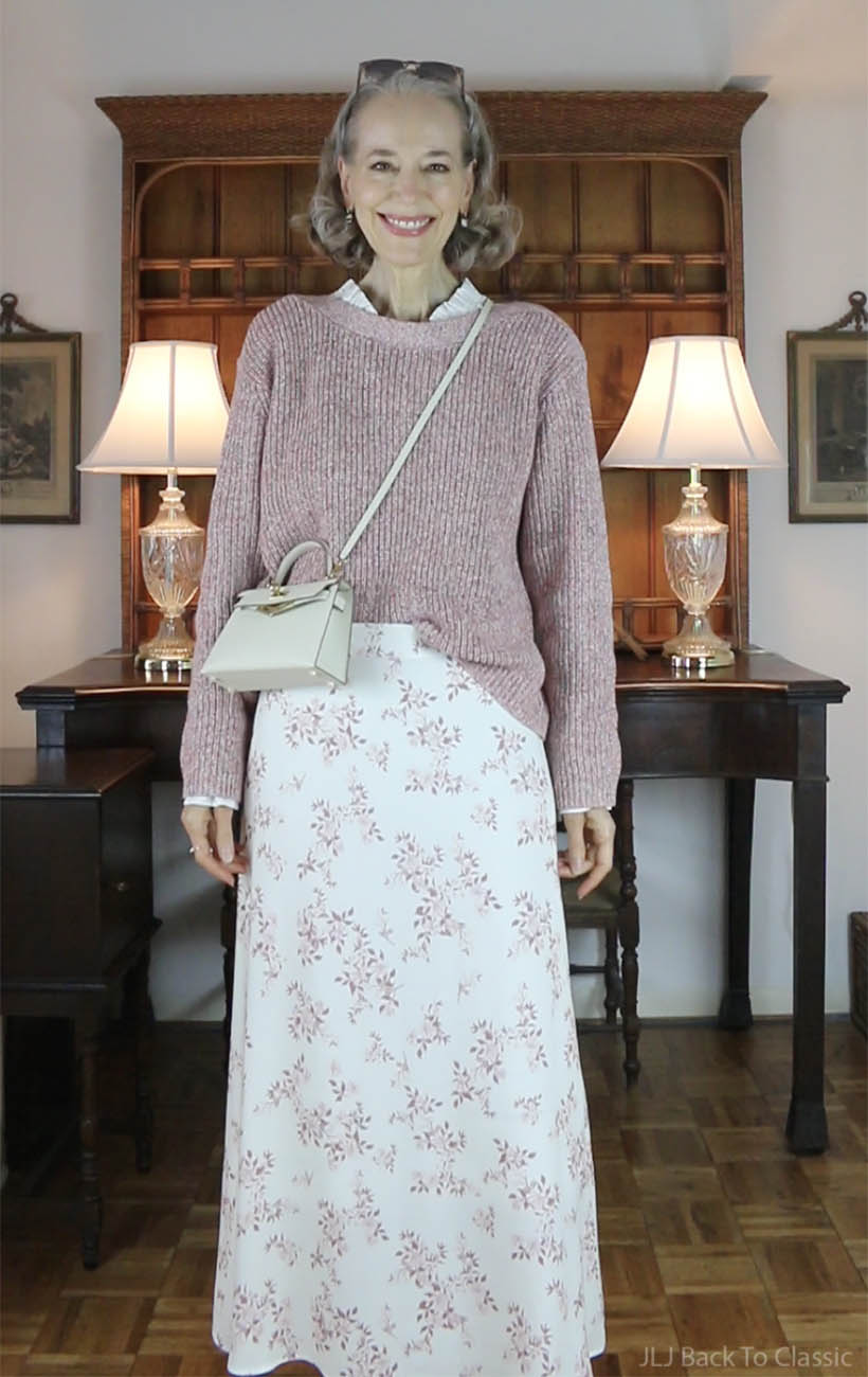 quince-chiffon-ruffle-blouse-boatneck-fisherman-sweater-slip-skirt-ootd-2