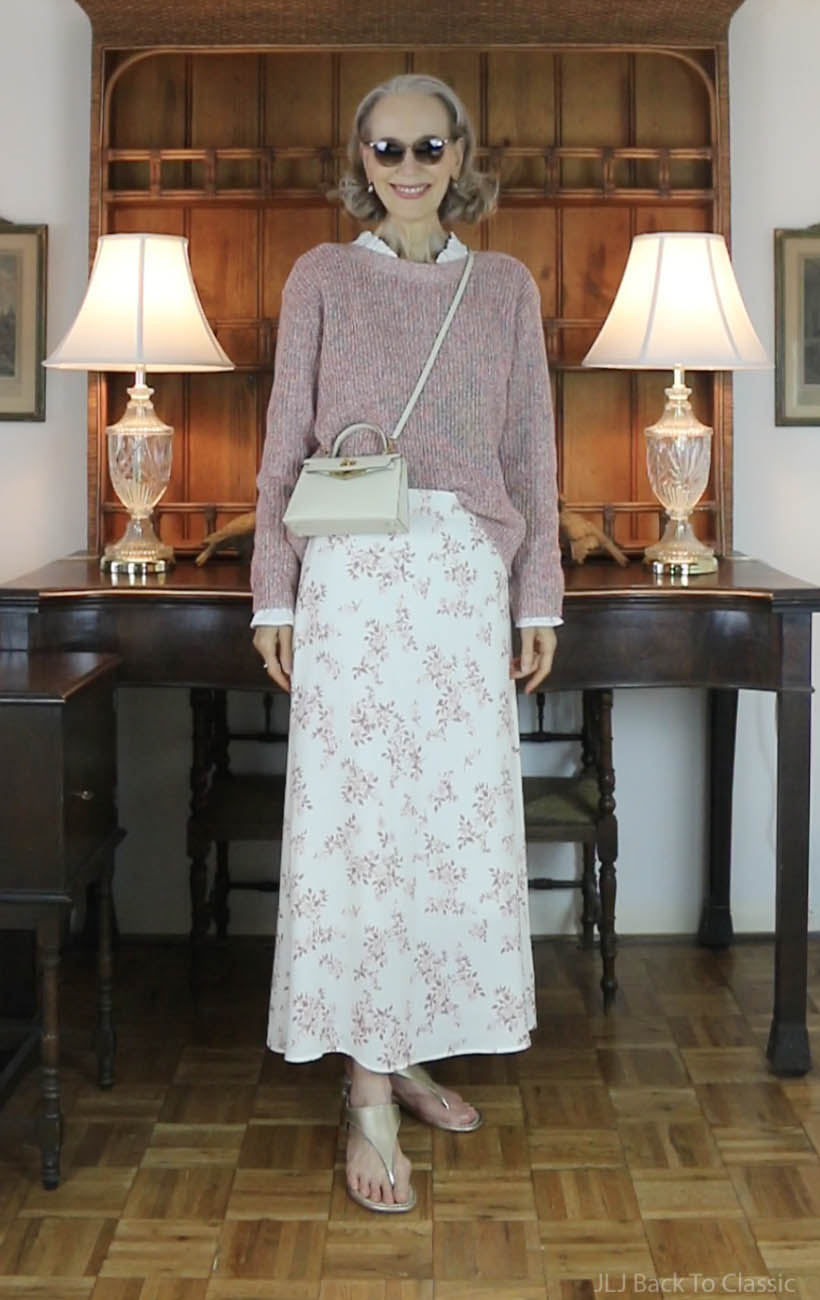 quince-chiffon-ruffle-blouse-boatneck-fisherman-sweater-slip-skirt-ootd-6