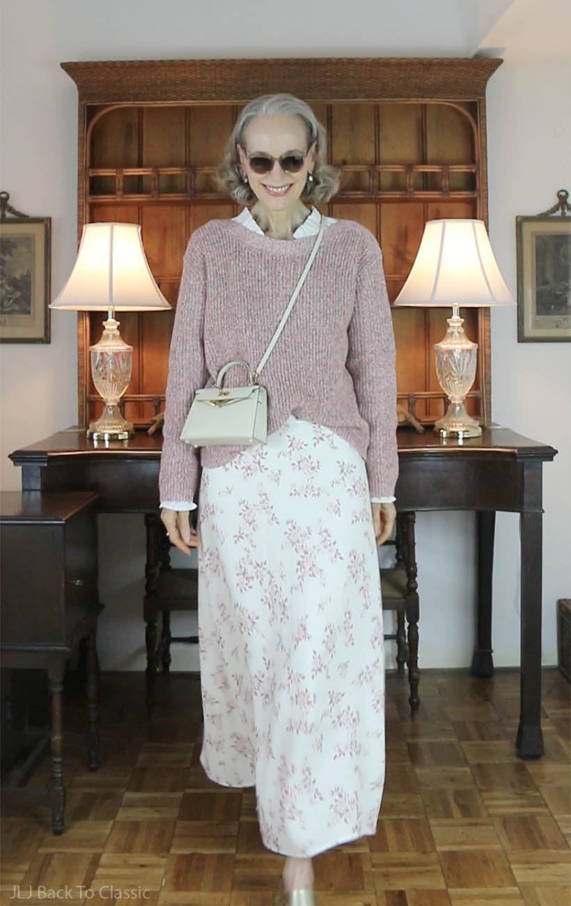 quince-chiffon-ruffle-blouse-boatneck-fisherman-sweater-slip-skirt-ootd-7
