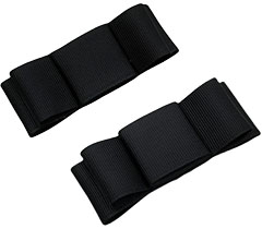 shoe-bows-black-ribbon-clip-on