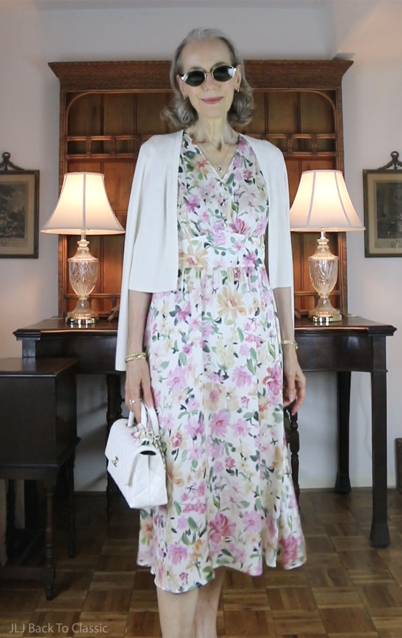 chanel-white-mini-coco-handle-bag-floral-silk-dress-ootd-2