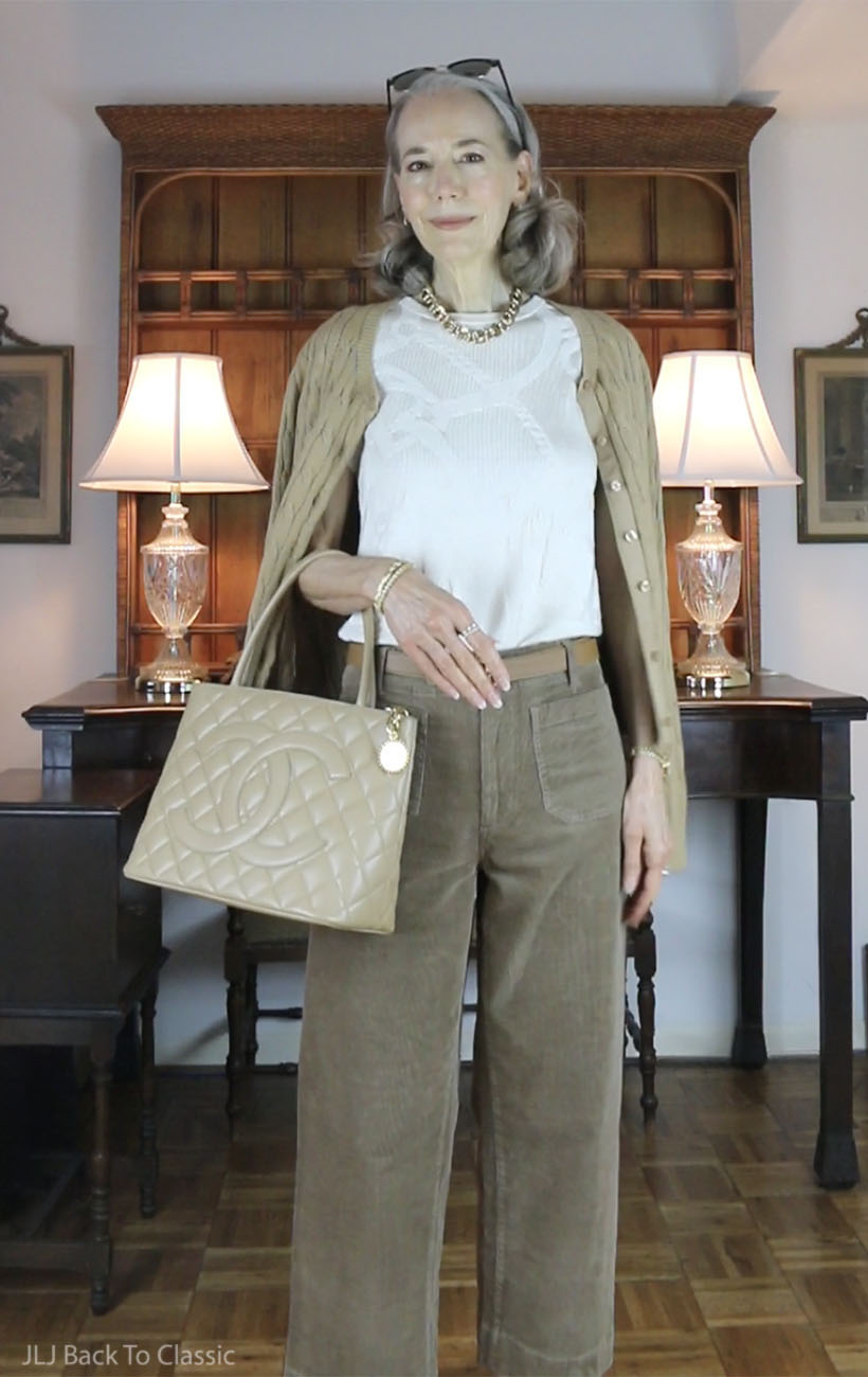 timeless-style-chanel-medallion-tote-camel-corduroy-pants-and-cardigan-jljbacktoclassic-5