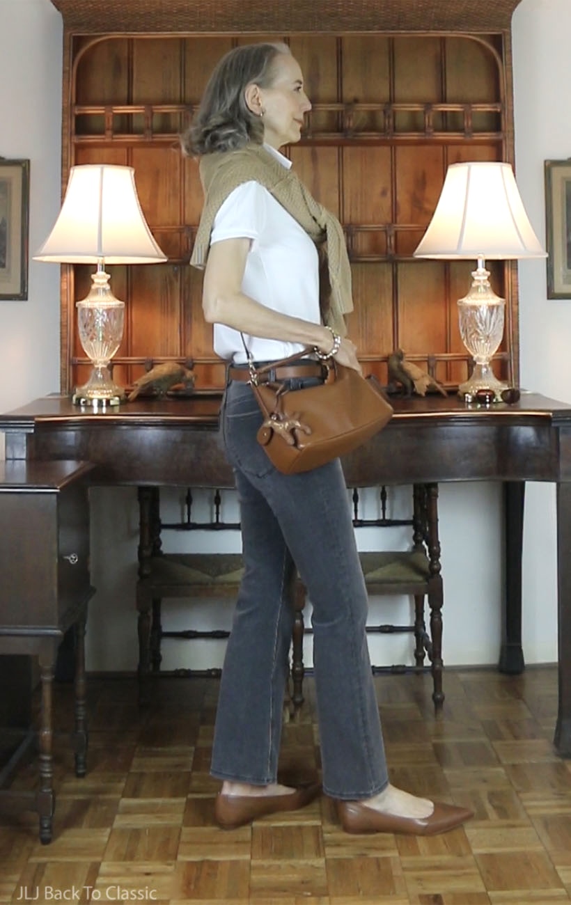 timeless-style-influencer-janislynjohnson-ralph-lauren-blaike-bag-quince-bella-kickflare-jeans-3